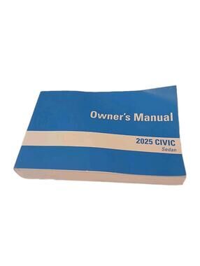 2025 Honda Civic Sedan Owner's Manual